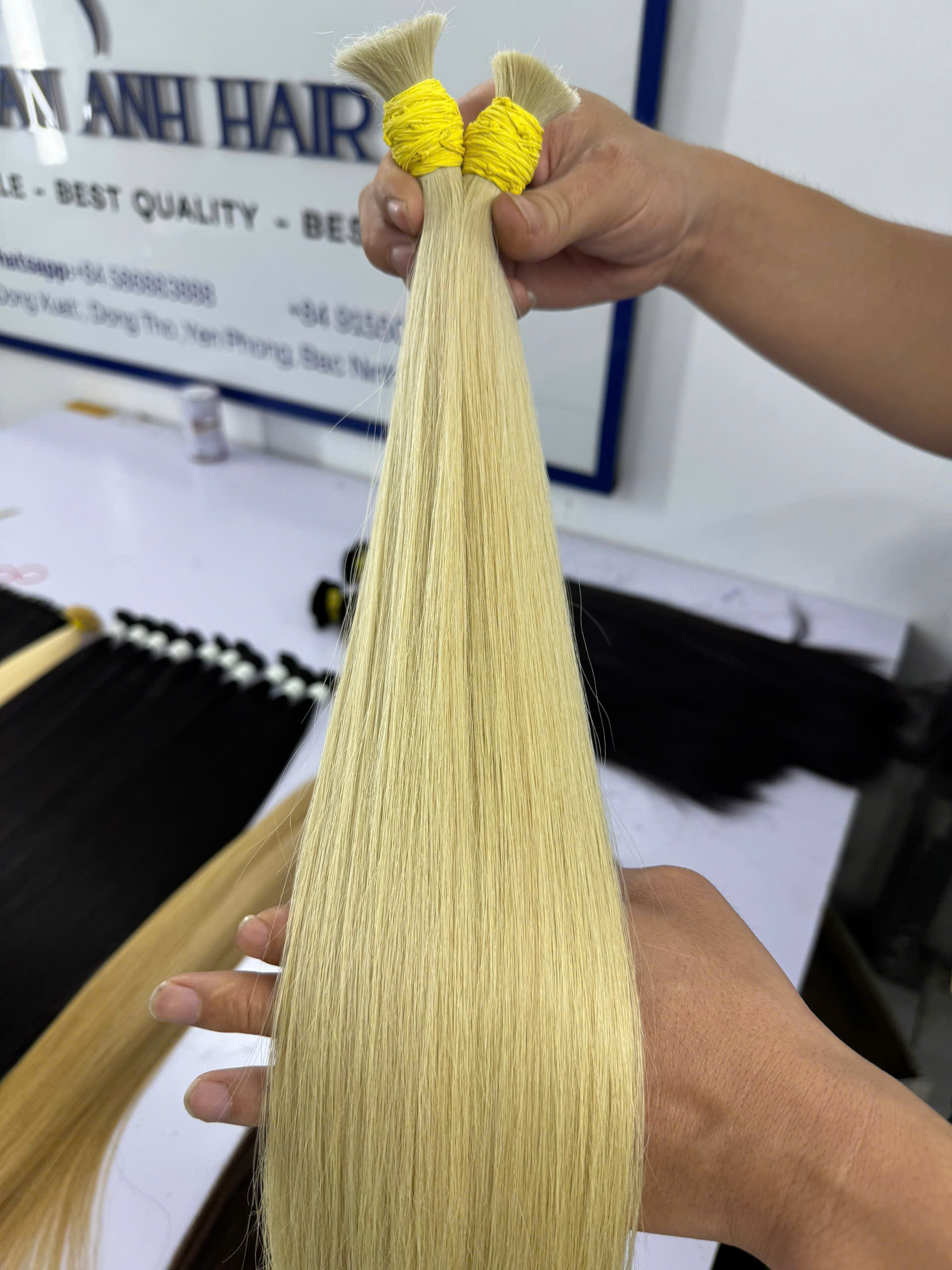 Vietnamese Bulk Hair Wavy – 100% Human Hair | Van Anh Hair - Image 3